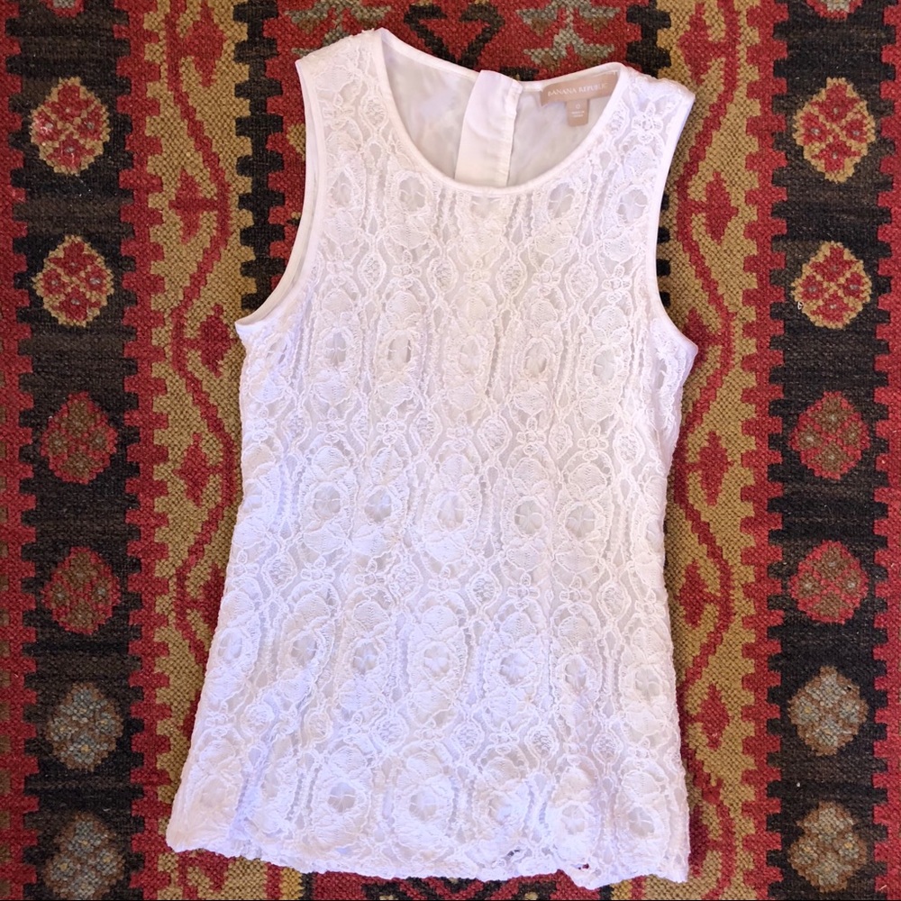 Banana Republic lacy top